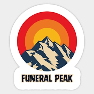 Funeral Peak Sticker